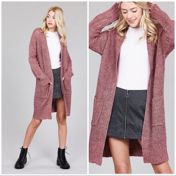 Clearance ‼️HEATHER GREY DOLMAN OPEN - Cardigan - Picture 3 of 4